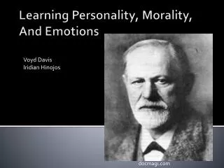 Learning Personality, Morality, And Emotions