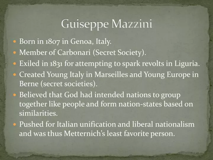 guiseppe mazzini