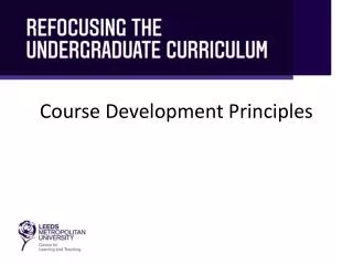 Course Development Principles