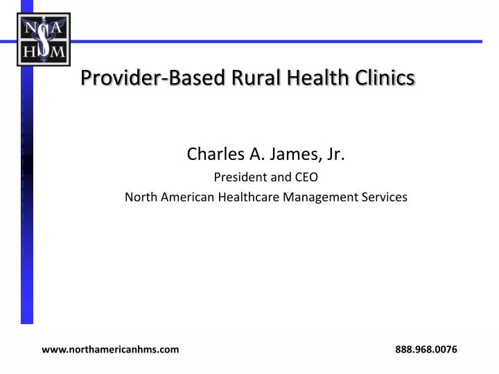 provider based rural health clinics