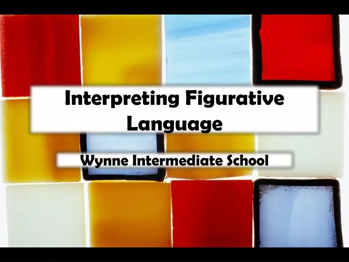 interpreting figurative language