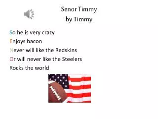 Senor Timmy by Timmy