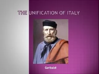 The Unification of Italy
