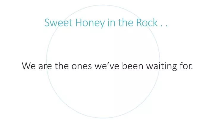 sweet honey in the rock