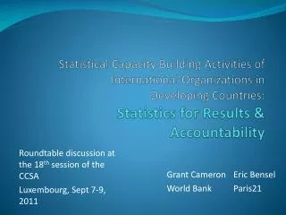 Grant Cameron World Bank