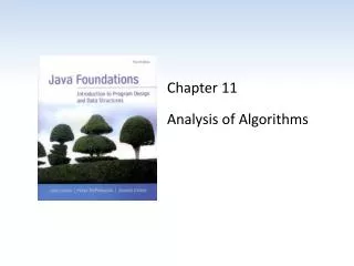 Chapter 11 Analysis of Algorithms