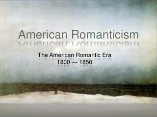 American Romanticism