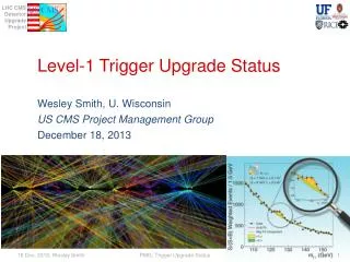 Level-1 Trigger Upgrade Status