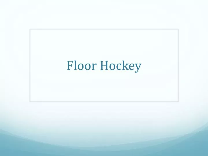 floor hockey