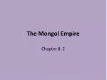 The Mongol Empire - slide 1
