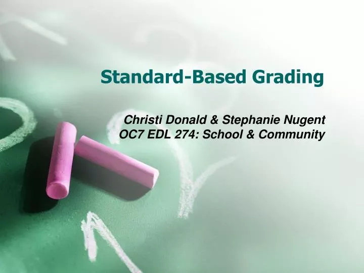 standard based grading