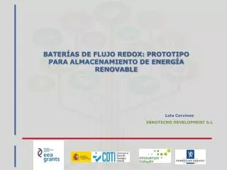 BATERÍAS DE FLUJO REDOX: PROTOTIPO PARA ALMACENAMIENTO DE ENERGÍA RENOVABLE