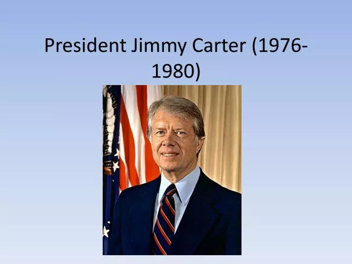 president jimmy carter 1976 1980
