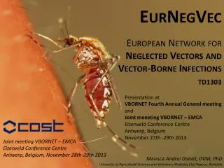 EurNegVec European Network for Neglected Vectors and Vector-Borne Infections