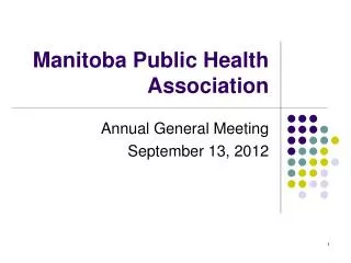 Manitoba Public Health Association