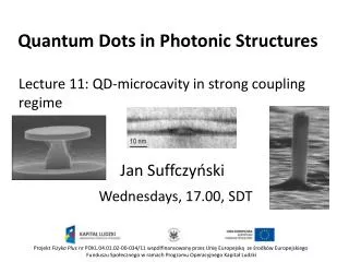 Quantum Dots in Photonic Structures