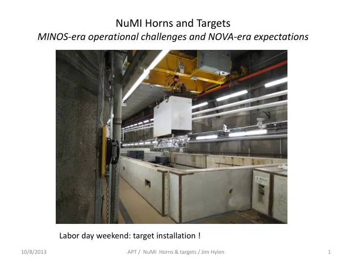 numi horns and targets minos era operational challenges and nova era expectations