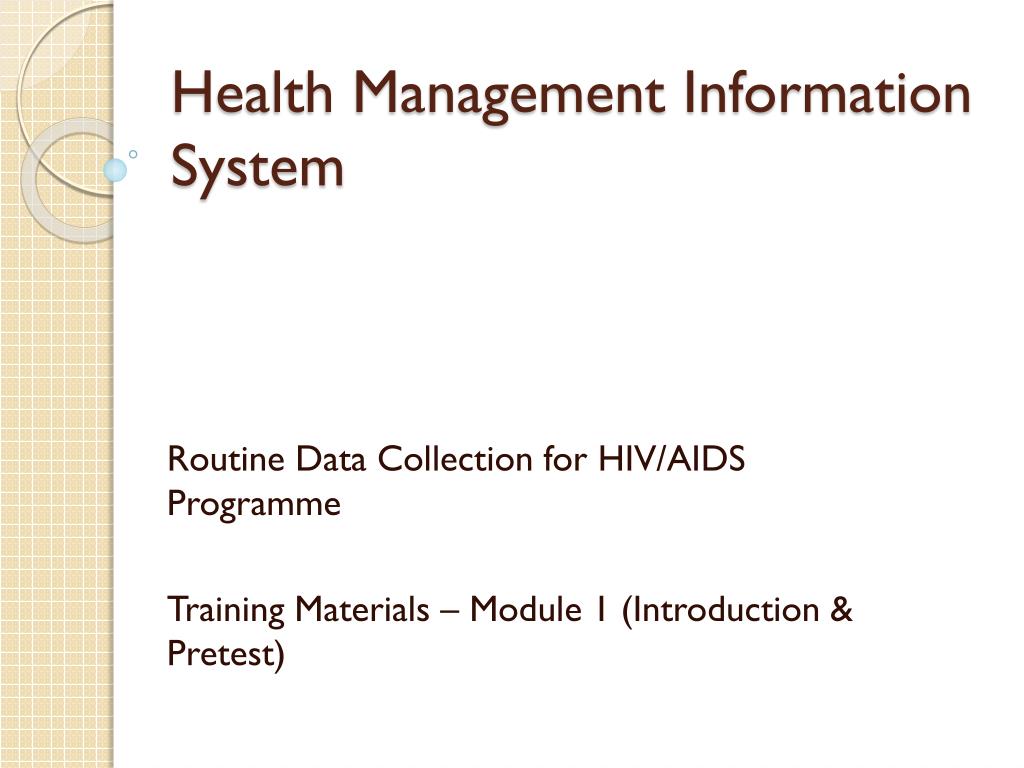 PPT - Health Management Information System PowerPoint Presentation ...