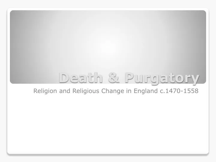 death purgatory