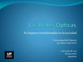 las redes pticas
