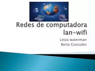 redes de computadora lan wifi