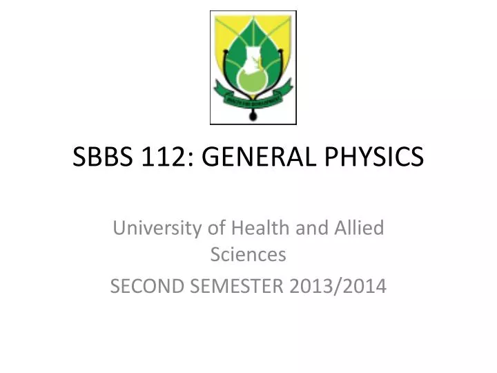 sbbs 112 general physics