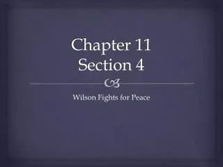Chapter 11 Section 4