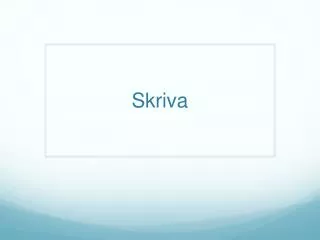 skriva