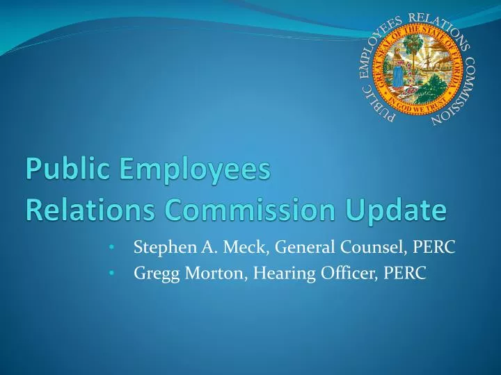 public employees relations commission update