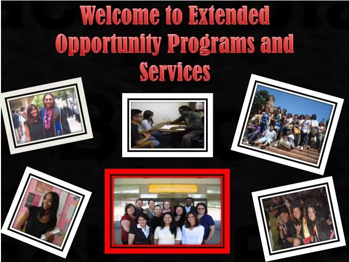welcome to extended opportunity programs and services