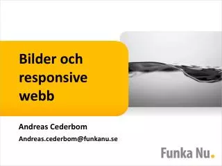 bilder och responsive webb