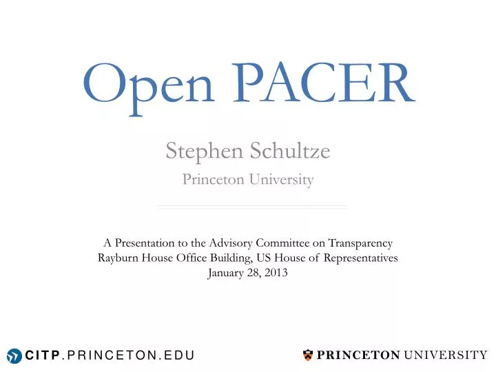 open pacer