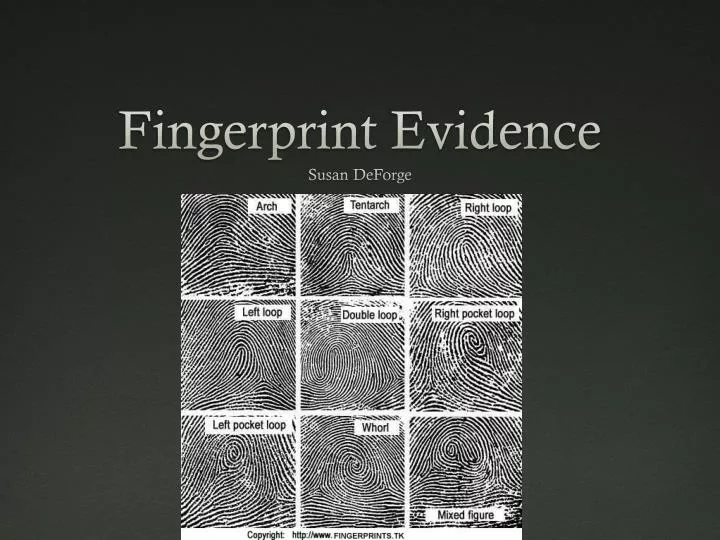 fingerprint evidence