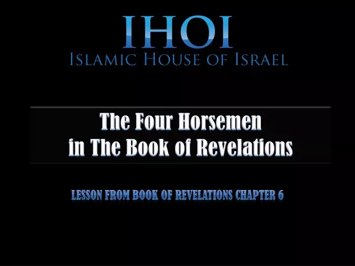 the four horsemen in the book of revelations