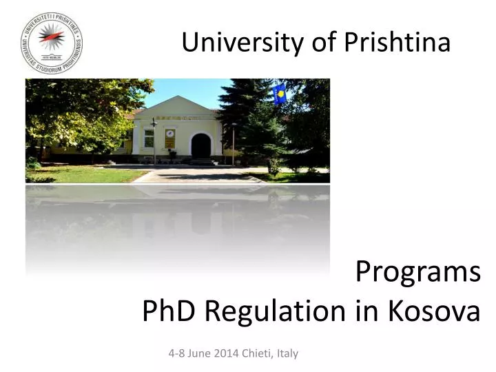 university of prishtina