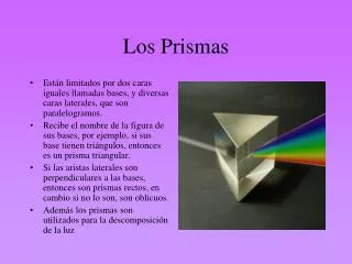 los prismas