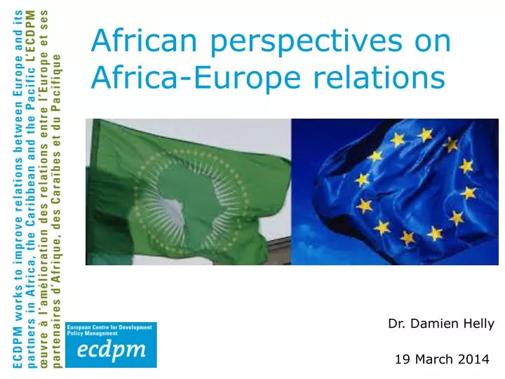 african perspectives on africa europe relations
