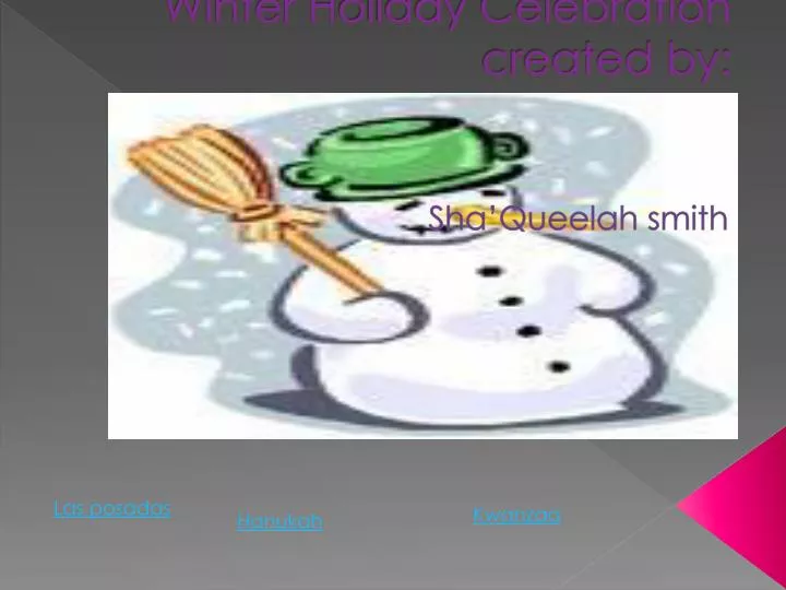 winter h oliday celebration created by