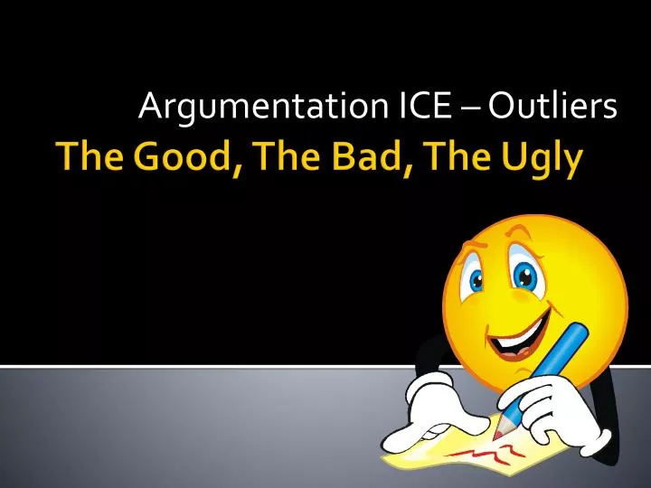 argumentation ice outliers