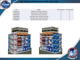 DILL KANSAS-PREM/BELOW PREM 30PK CANS