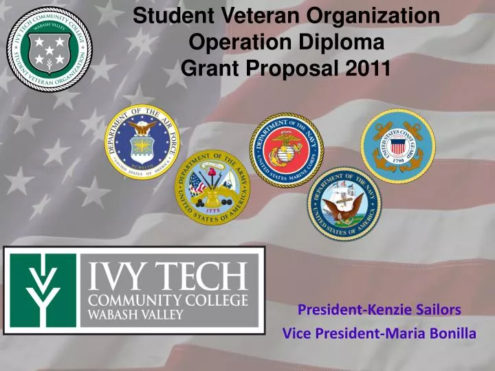 student veteran organization operation diploma grant proposal 2011