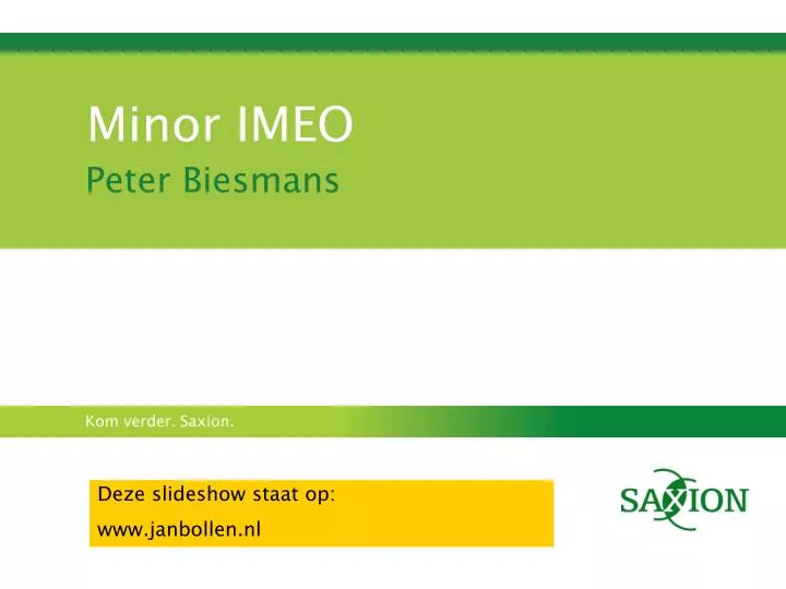 minor imeo