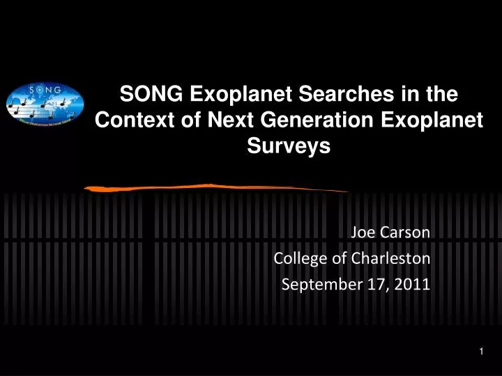 song exoplanet searches in the context of next generation exoplanet surveys