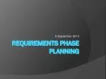 Understanding Requirements Phase in Project Management and Agile Methodologies - slide 1