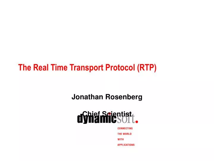 the real time transport protocol rtp