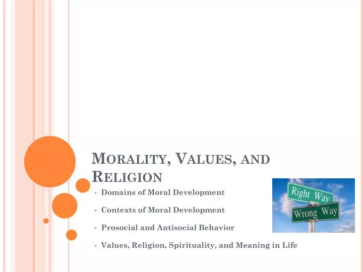 morality values and religion