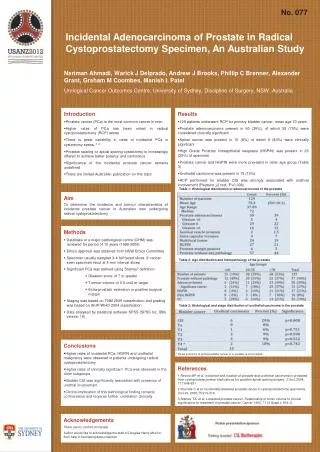 Introduction Prostate cancer (PCa) is the most common cancer in men