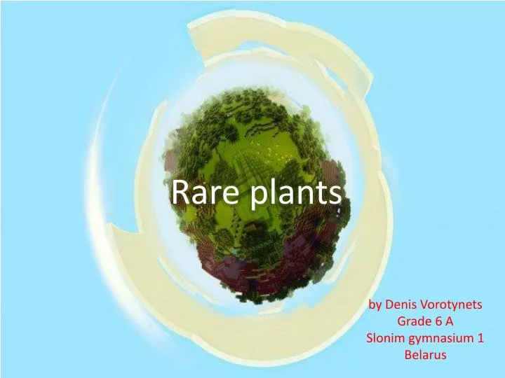 rare plants