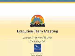 Executive Team Meeting