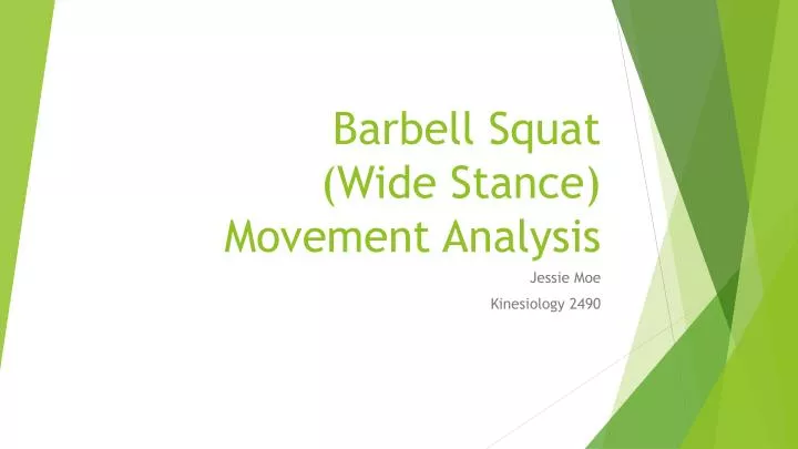 barbell squat wide stance movement analysis